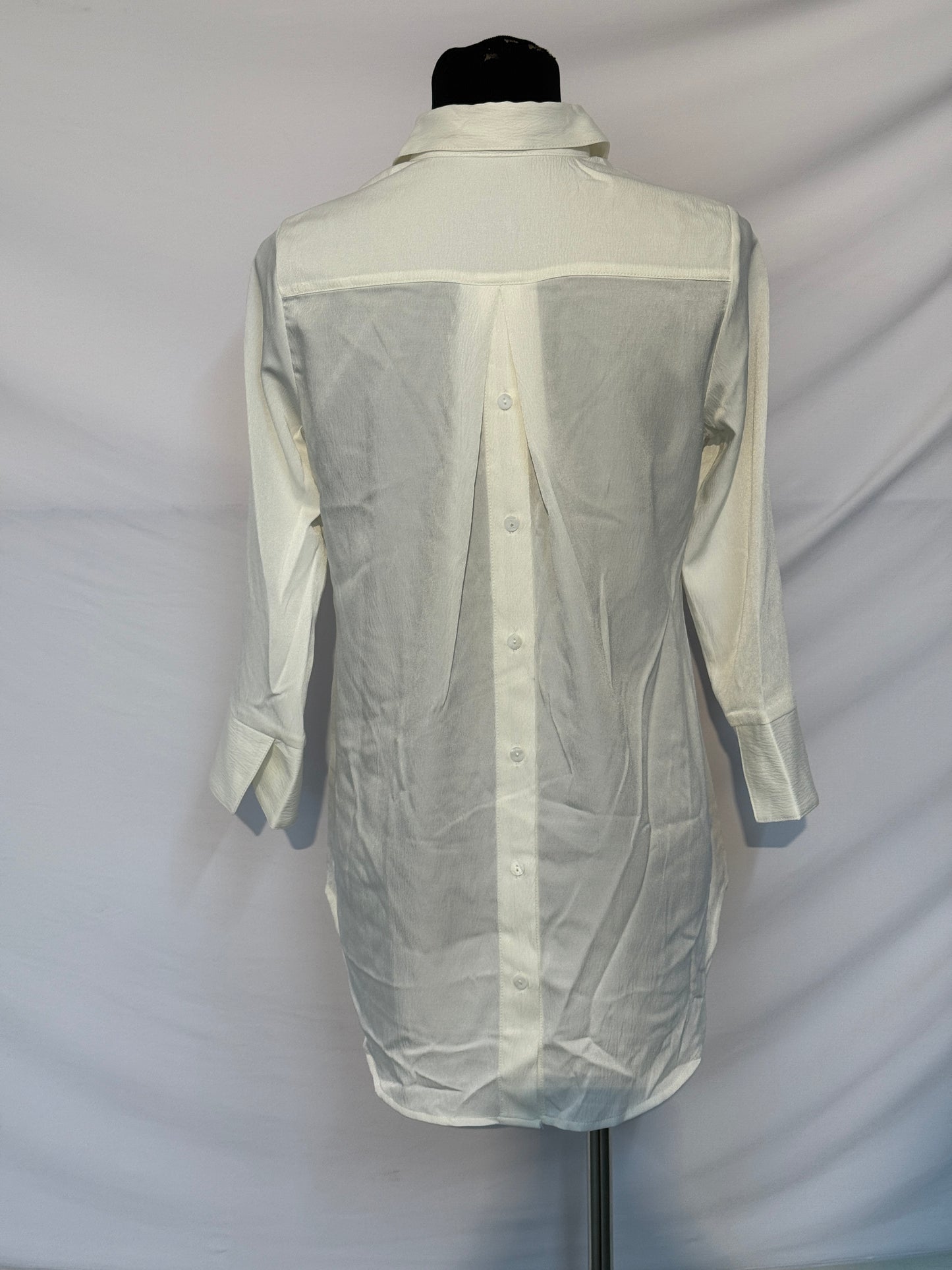 Button-Front Button-Back Blouse