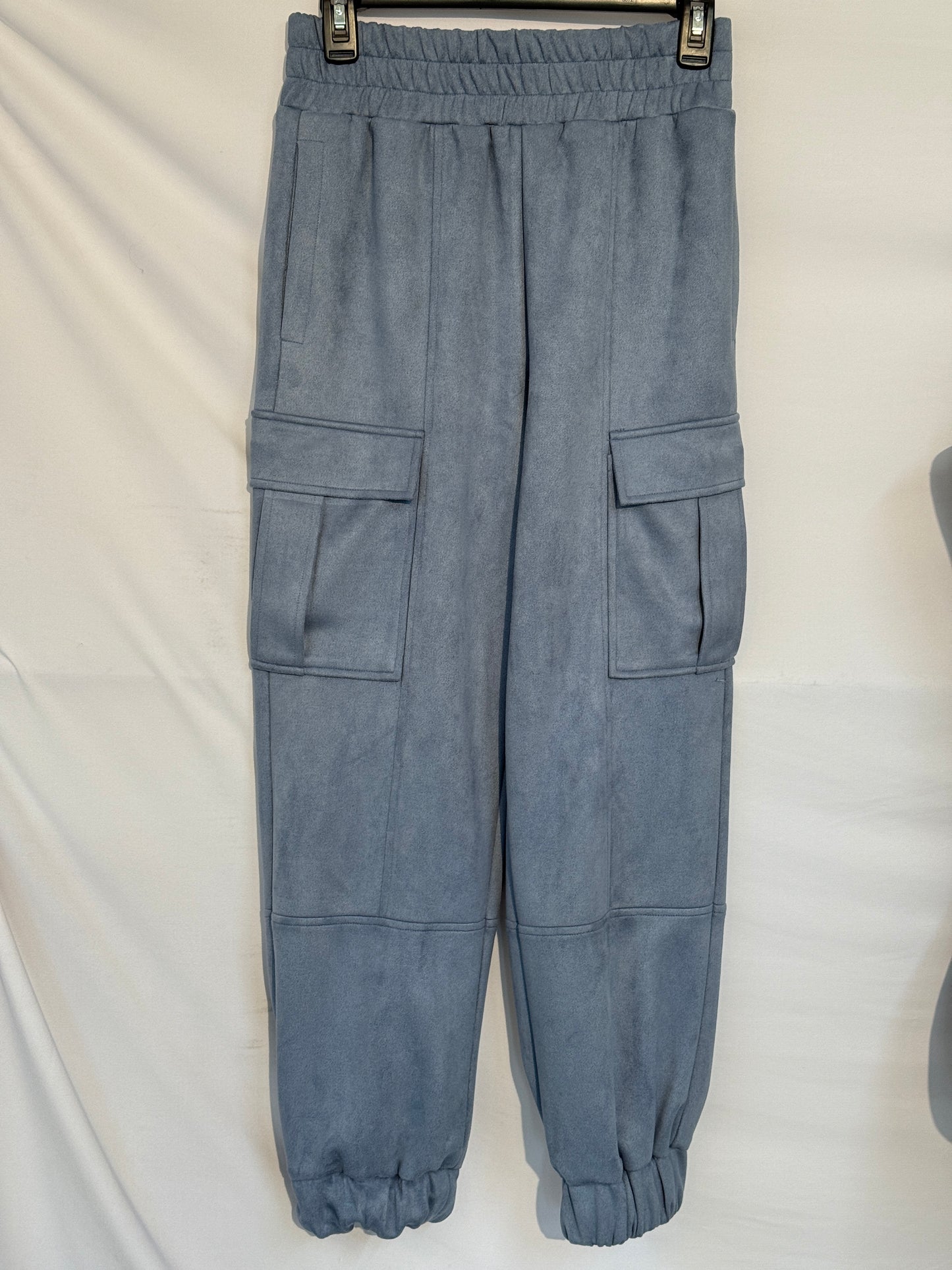 Suede Cargo Pants
