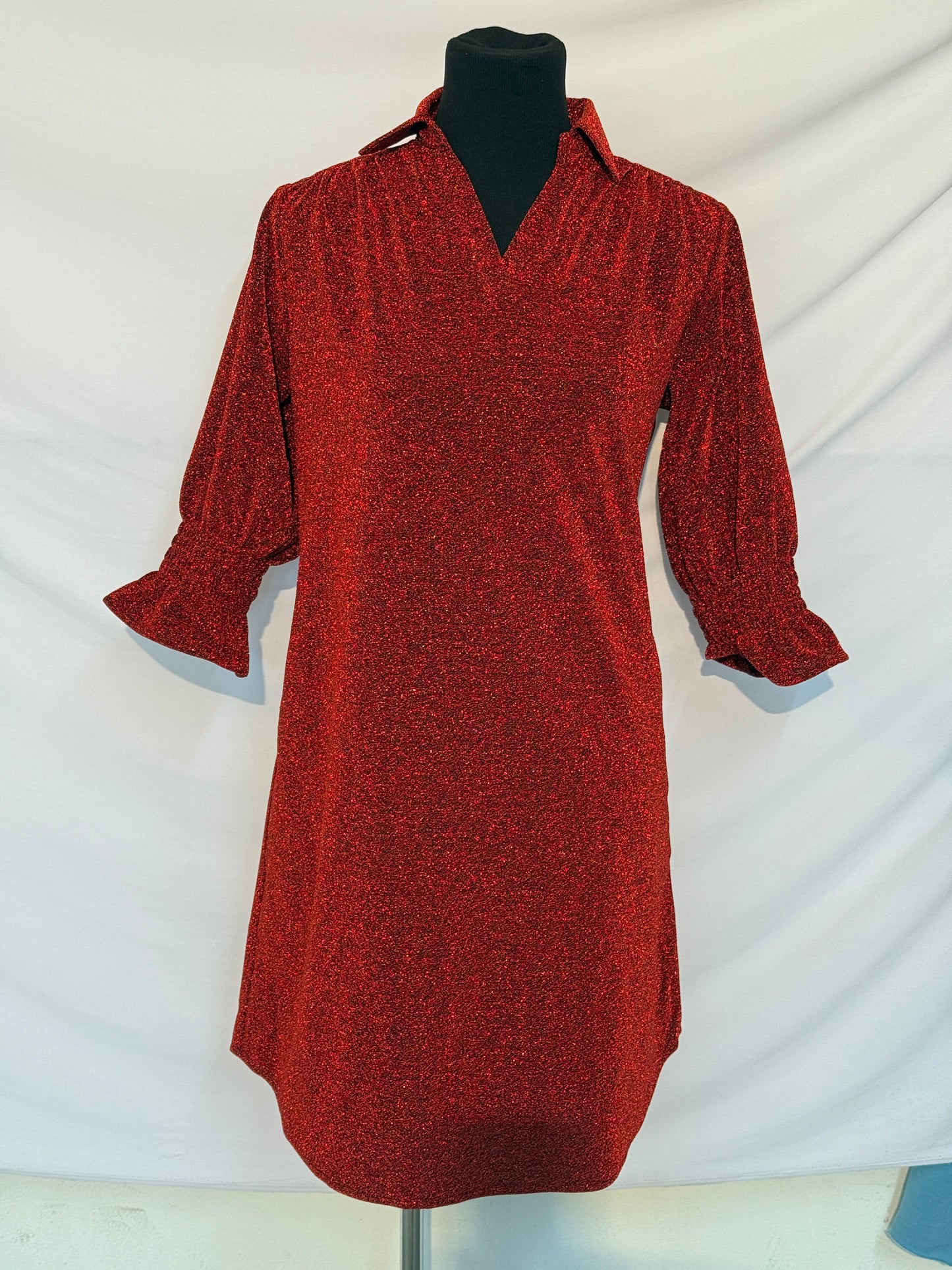 Sparkle V-Neck Dress