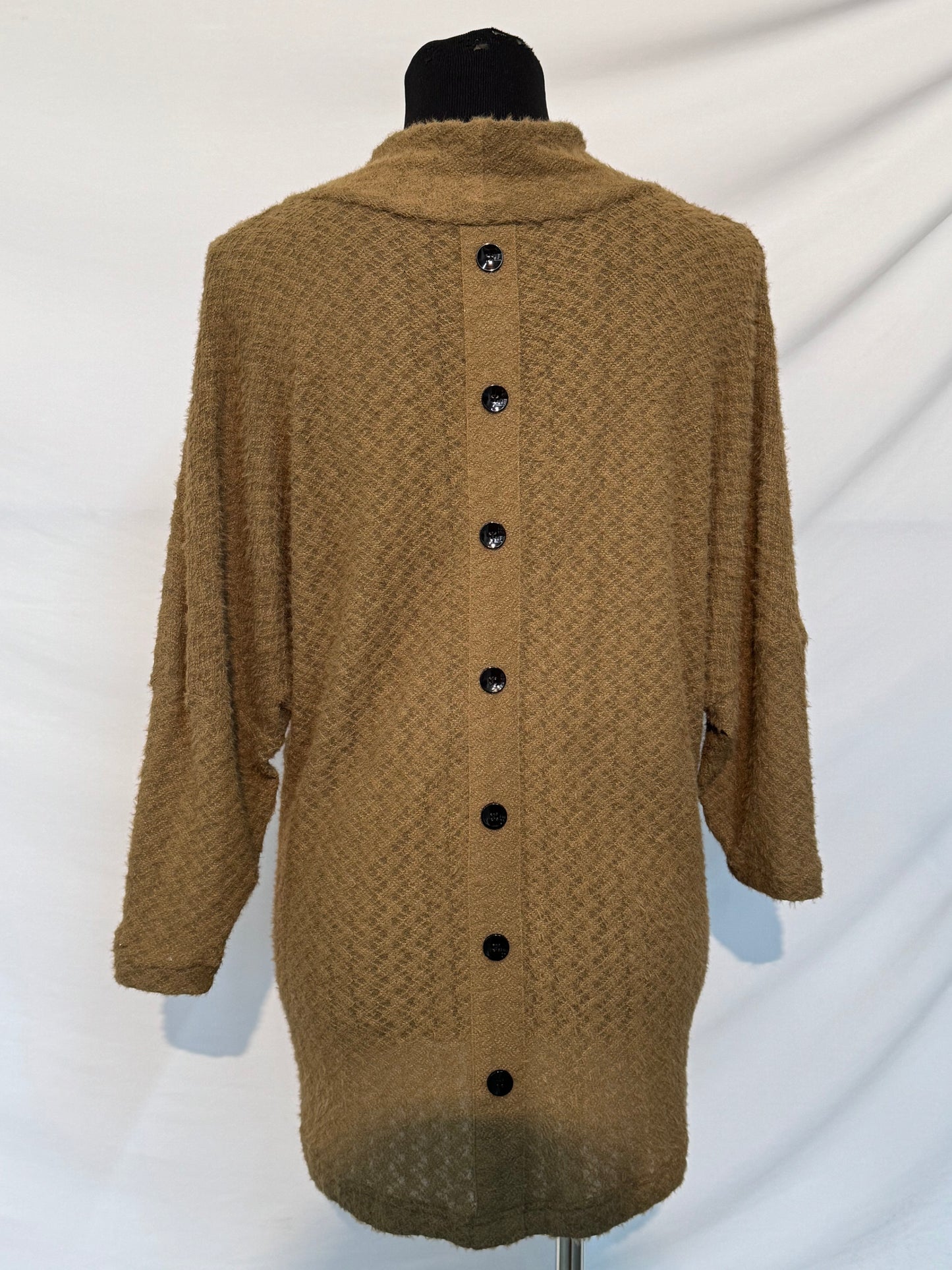 Button-Back Blouse
