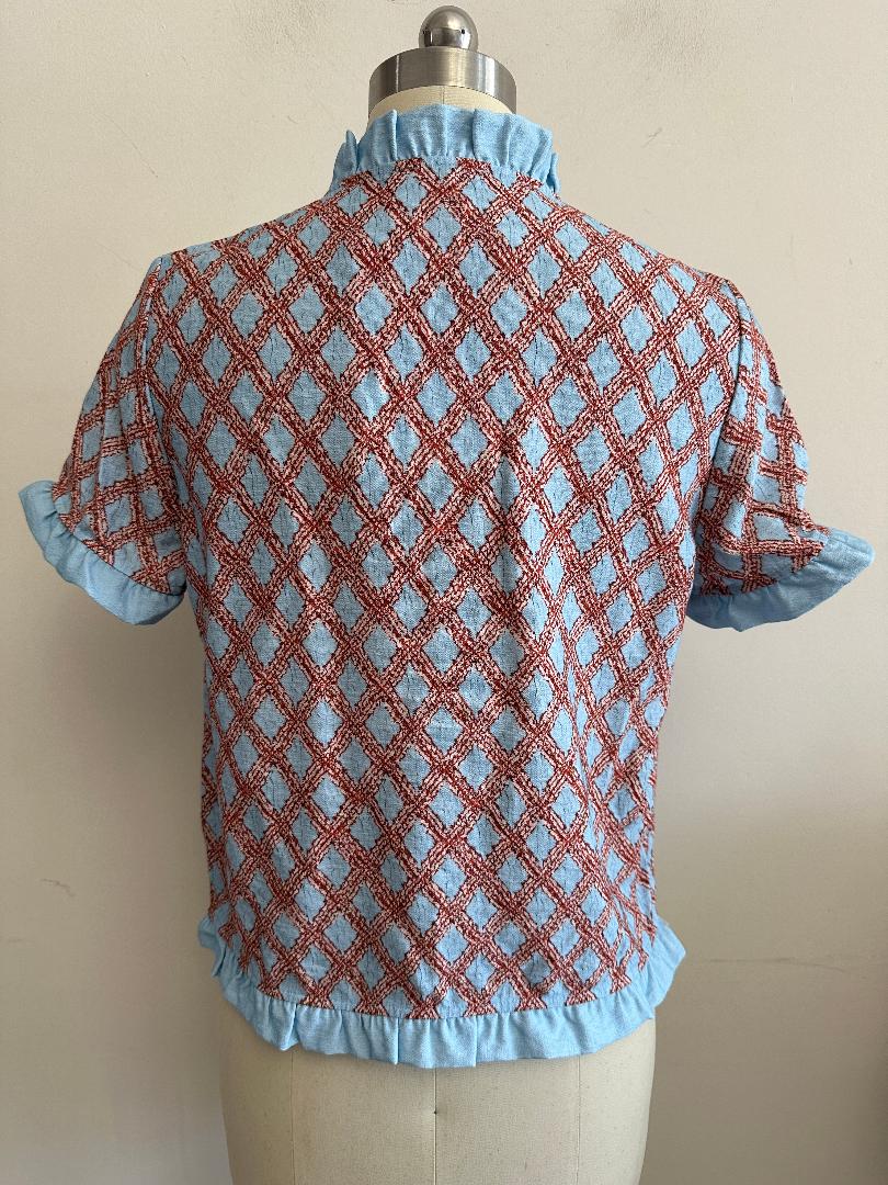 Diamond Print Top