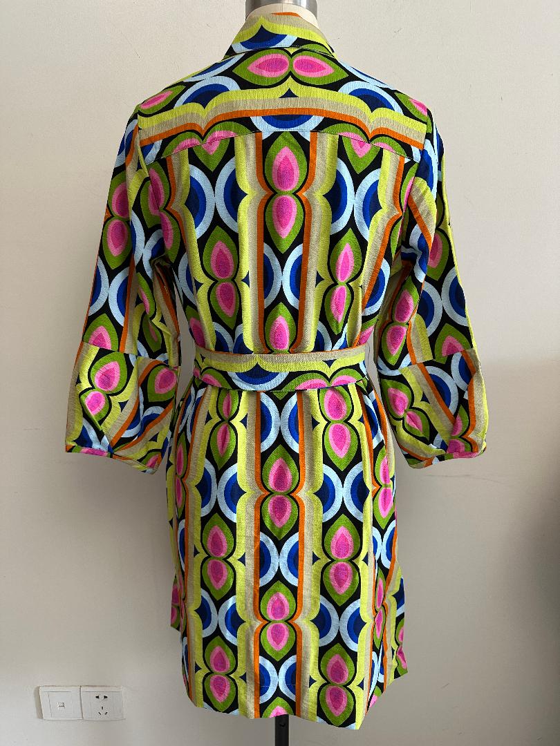 Abstract Print Dress