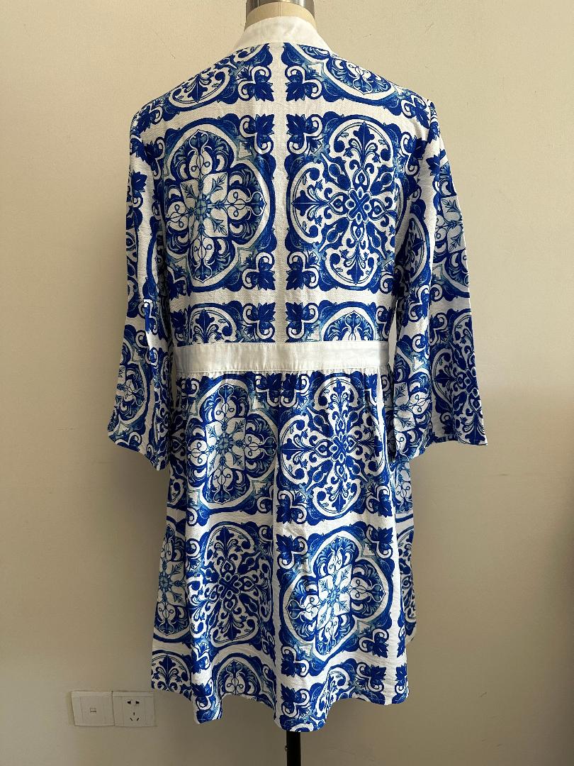Italian Mosaic Print Dress