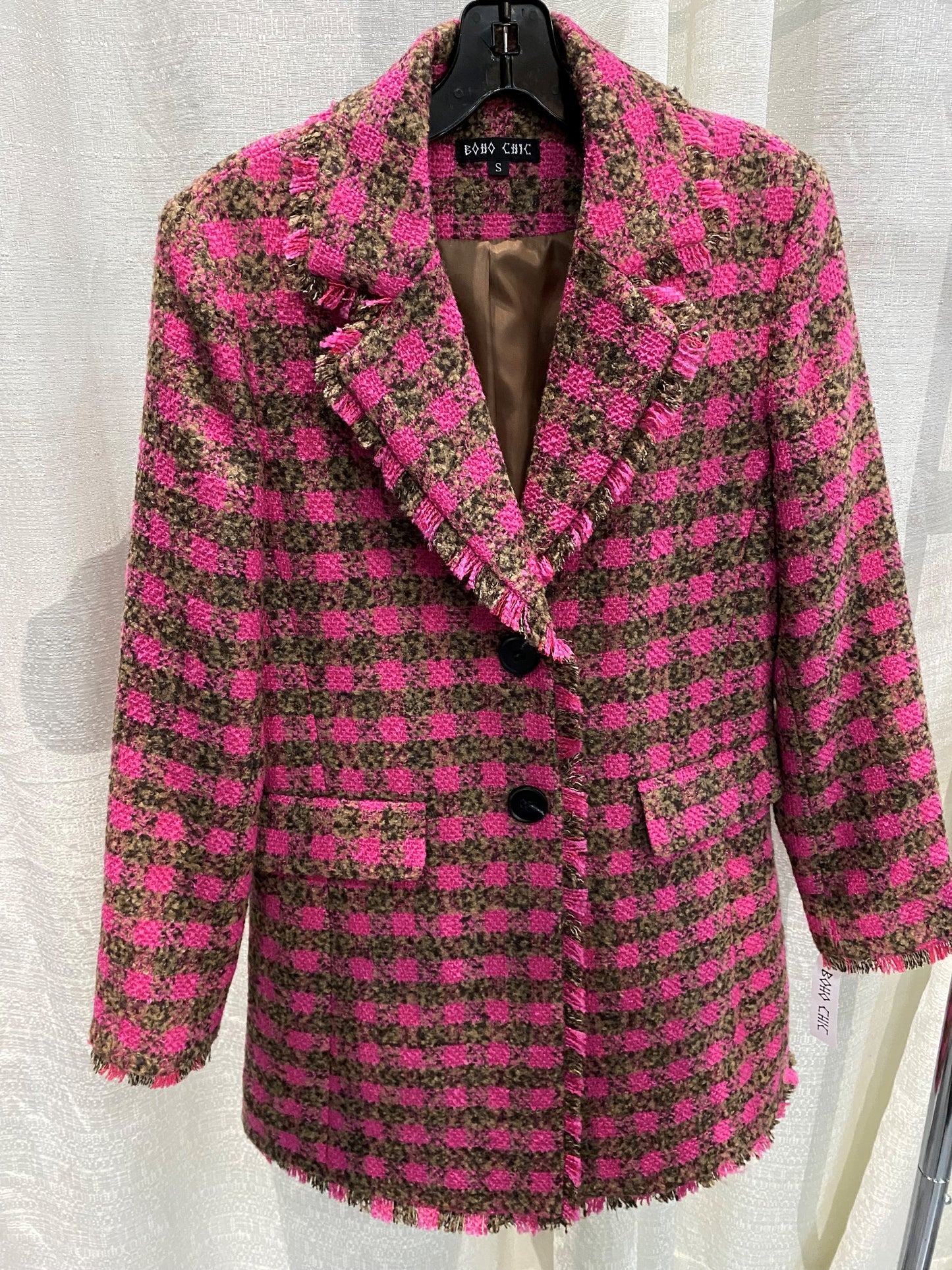 Plaid Tweed Jacket