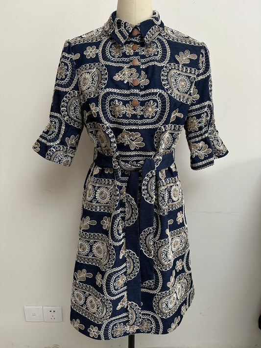 BEADED DENIM DRESS STYLE 4609288