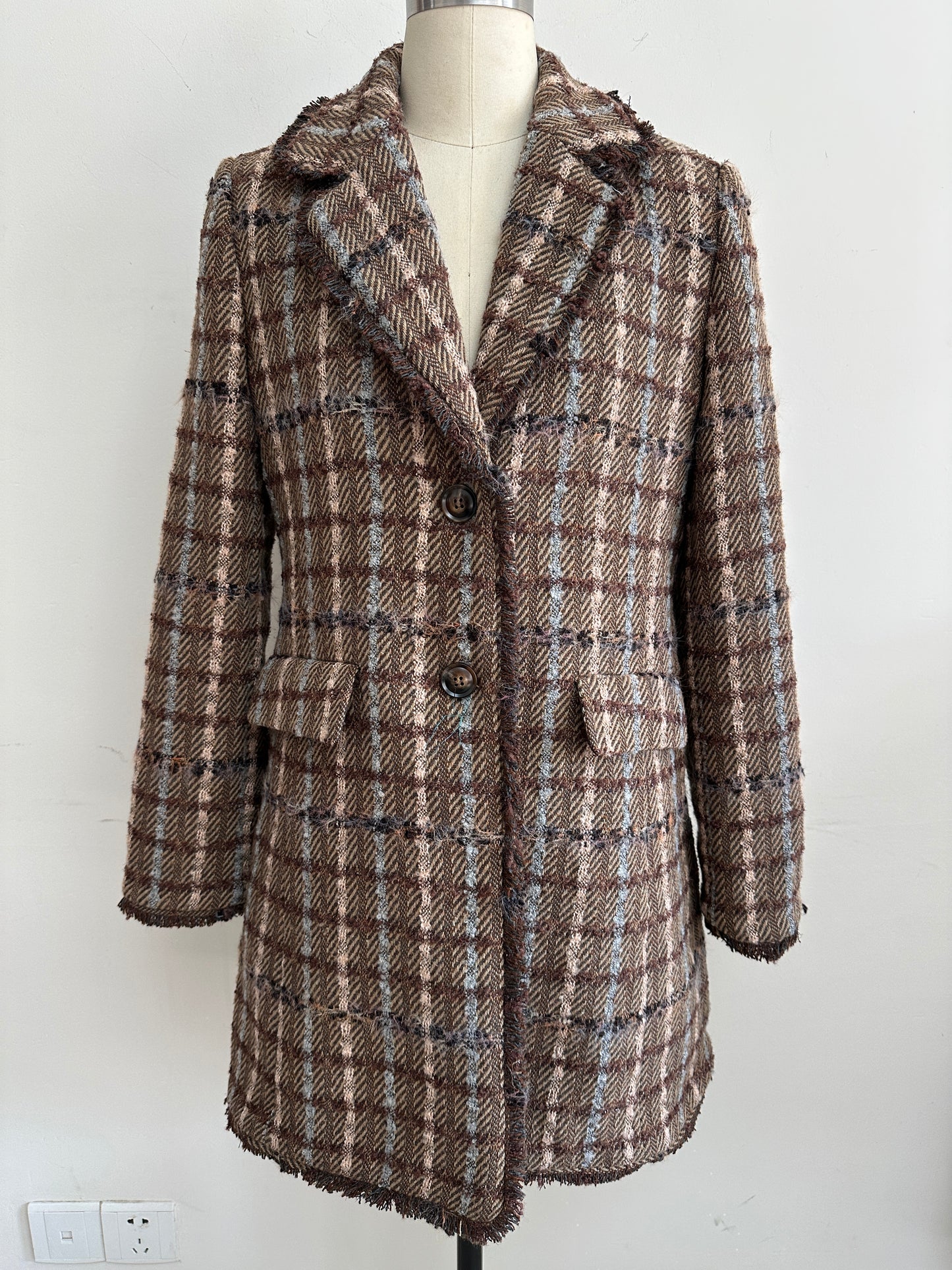 PLAID COAT STYLE 8128107