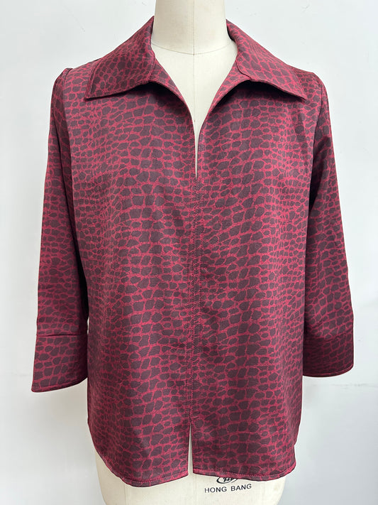 ANIMAL PRINT BLOUSE STYLE 839138