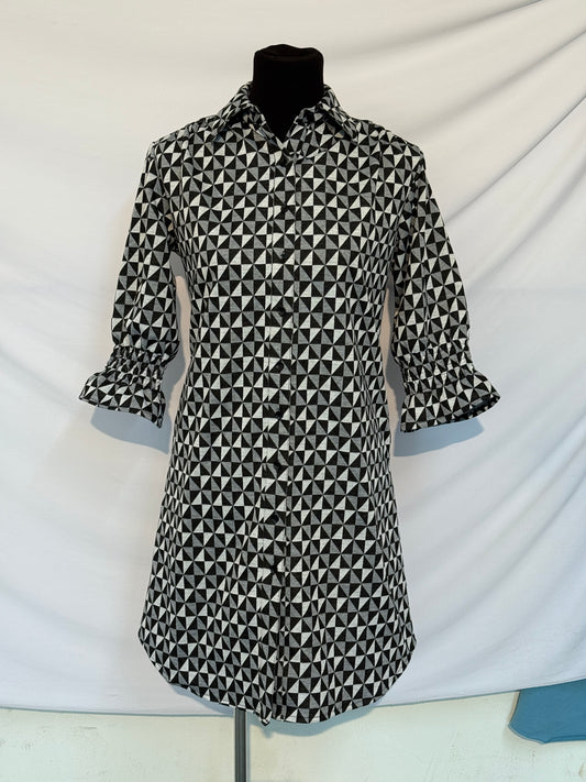 Geo-Print Dress