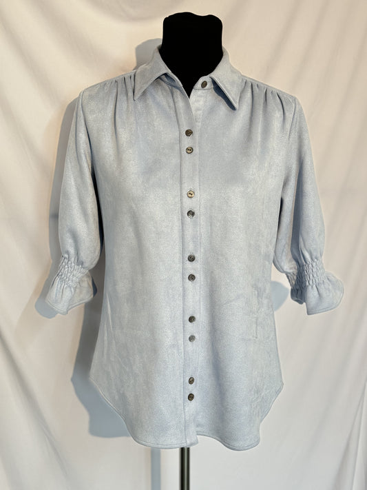 Button Front Blouse