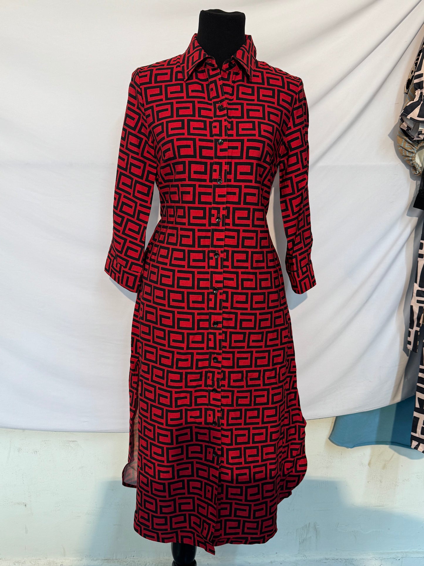 Geo-Print Dress