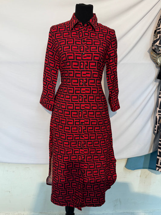 Geo-Print Dress