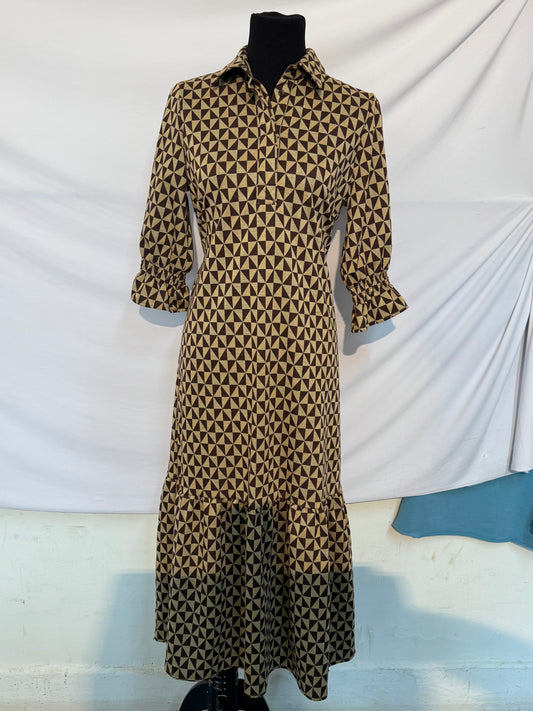 Geo-Print Dress