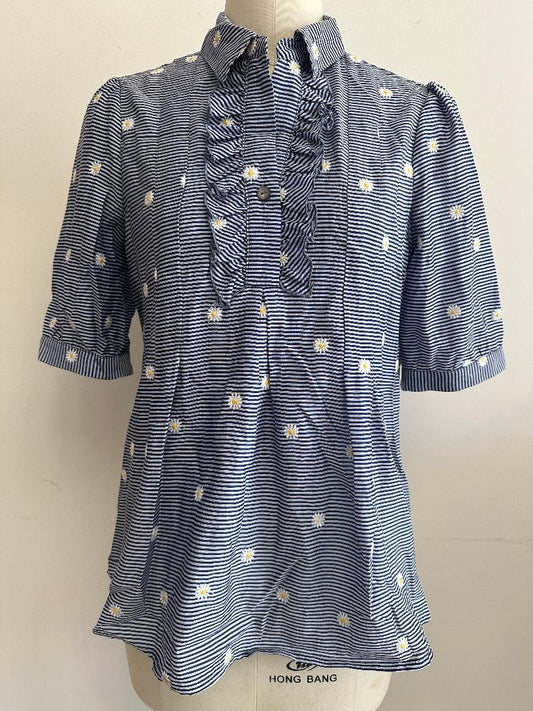 Daisy Embroidery Top